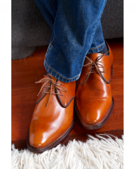 Men's Brown Leather Shoes